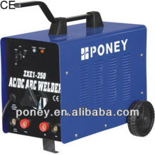 ce approved steel material ac/dc inverter single phase portable arc welding machine